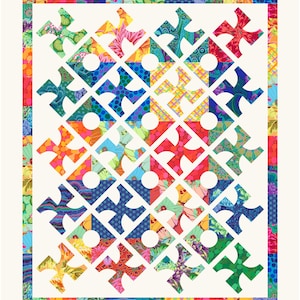 Dutch Windmills Quilt PDF Pattern Download