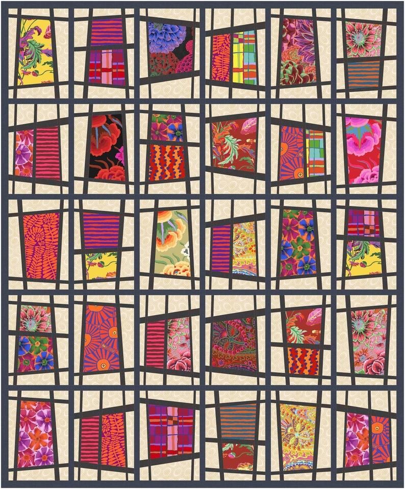 Mod Display PDF Download Quilt Pattern Etsy