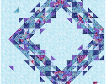 Tidal Pool Quilt PDF Pattern Download