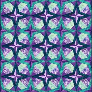 Chrysalis Paper Piecing Quilt Pattern image 3