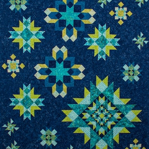 Luminous Block of the Month Quilt PDF Pattern Download