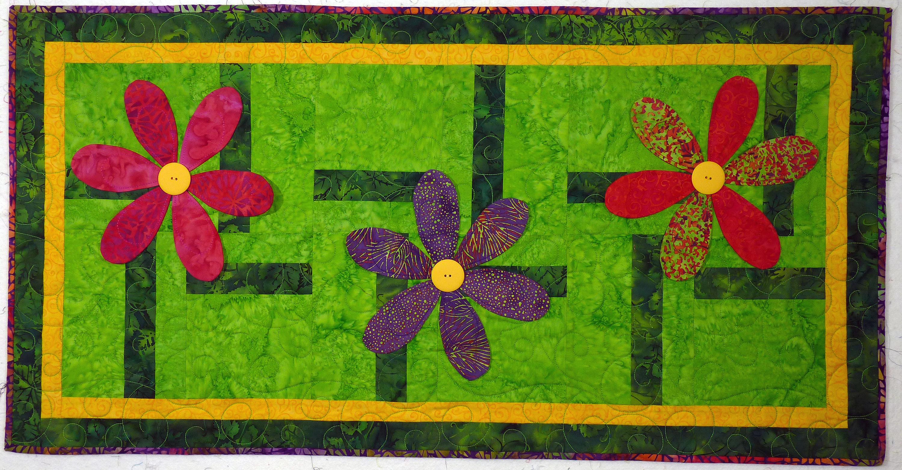 Flower Fields Quilt PDF Pattern Download - Etsy