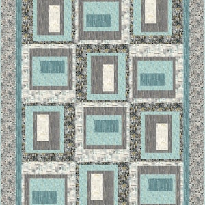 Paradise Cubed Quilt PDF Nähanleitung zum Selberdrucken