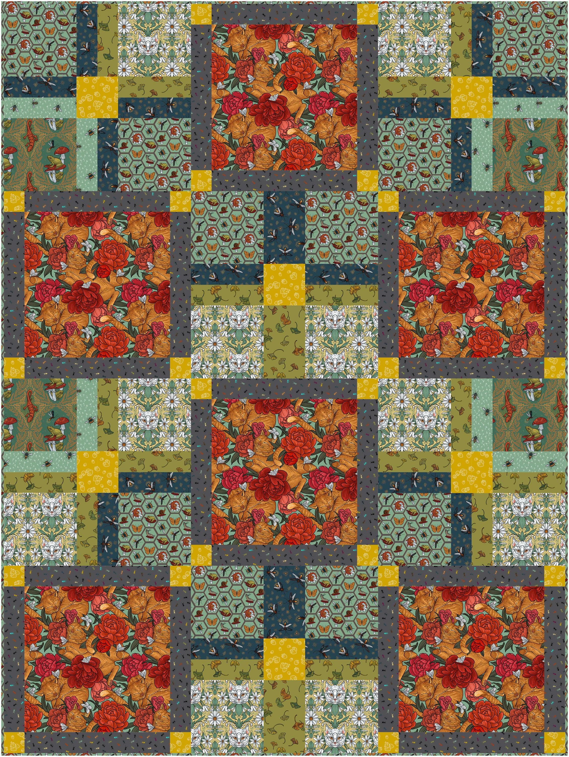 Squared off Quilt PDF Pattern Download - Etsy