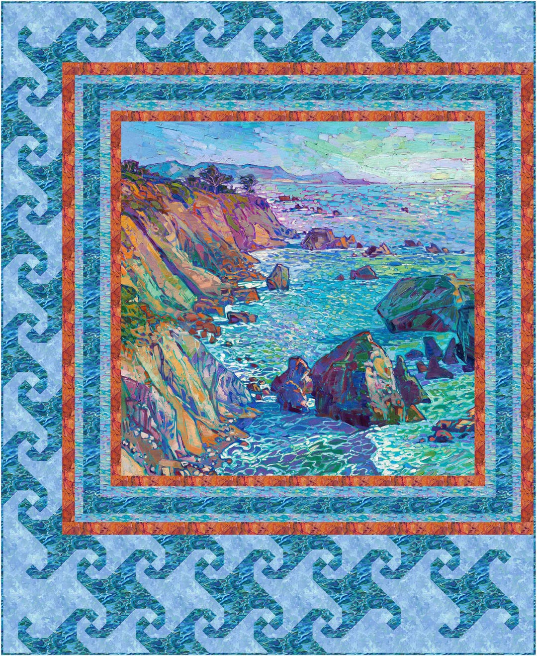 On the Water Quilt PDF Pattern Download - Etsy