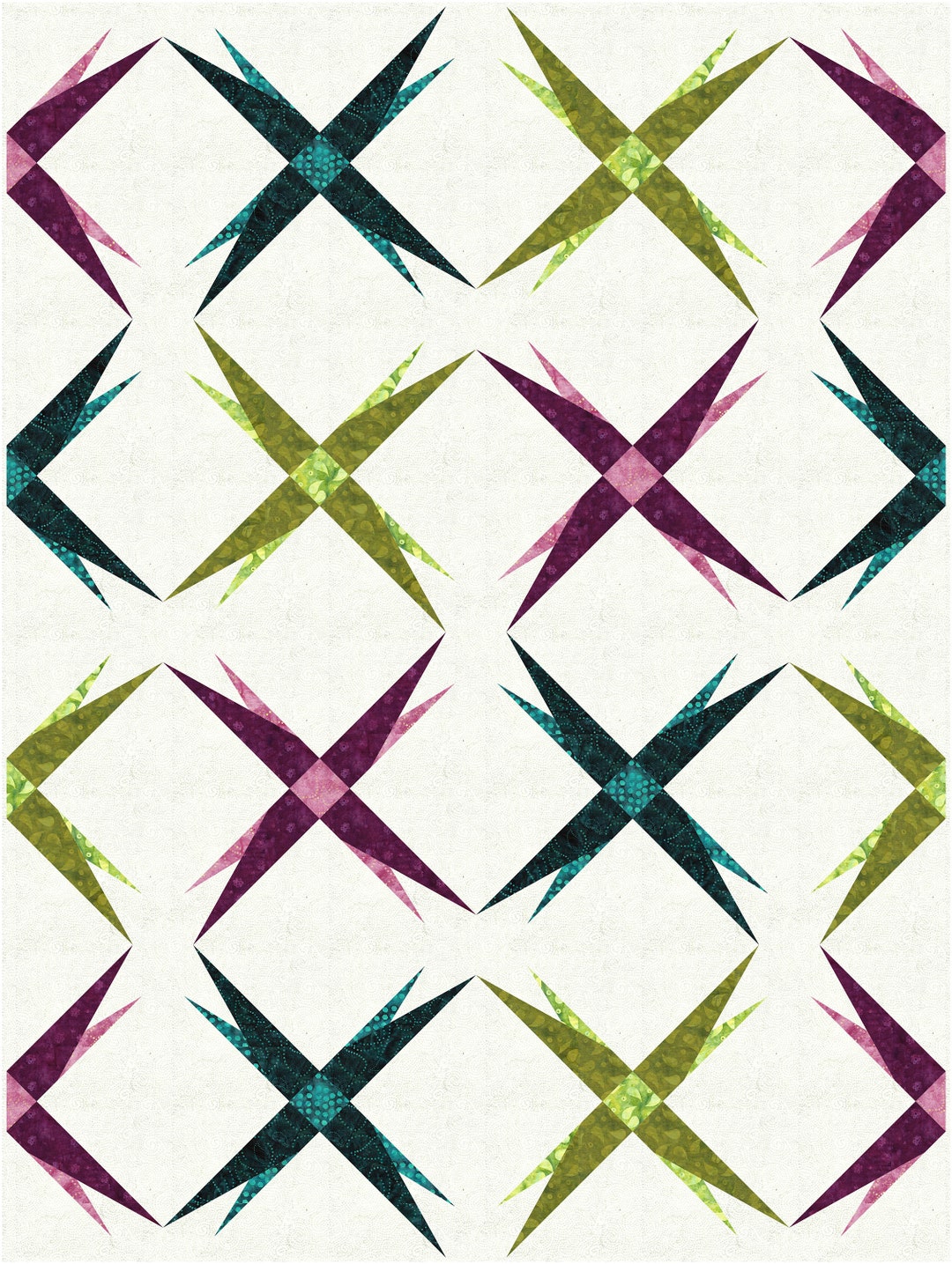 Rotate Pattern Printing Rotation PDF Pattern Download - Etsy