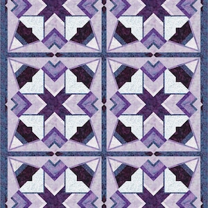Cathedral Paper Piecing PDF Pattern Download