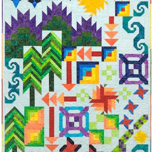 Road Trip Block of the Month PDF Pattern Download