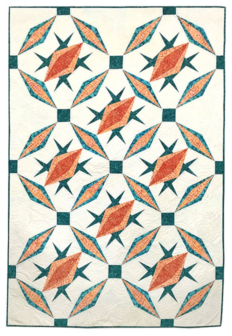 Descarga del patrón PDF de patchwork "Bomba Atómica" imagen 1