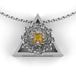 November – Triangle Symbol - Chrysanthemum Birth Flower – Citrine Birth Stone