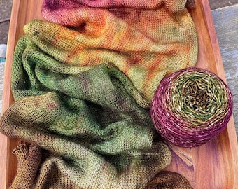 Grandpas Flannel Gradient Yarn Cake DK WEIGHT 100% SW Shaniko Wool