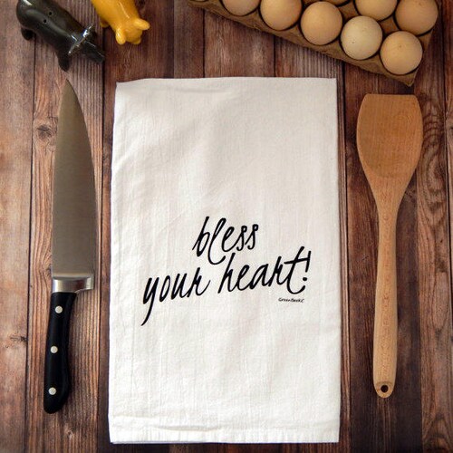 Western Tea Towel Flour Sack Towels Fs182 Cowgirl Kitchen Etsy