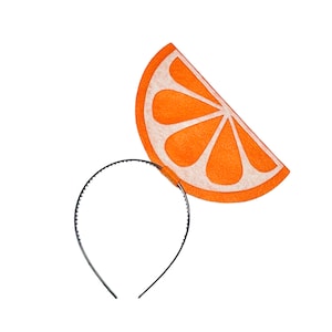 オレンジスライスヘッドバンドヘッドピース誕生日パーティーの記念品子供子供大人幼児赤ちゃんハロウィンコスチュームイエロー