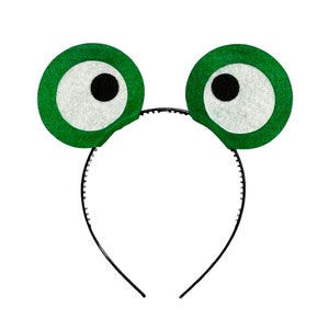 Frog Eyes Headbands green alien monster birthday party favors supplies invitation cosplay decor dress up costume photo booth prop green toad