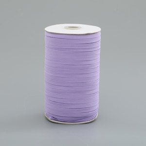 Wholesale Spools 1/4” 6mm Lavender Braided Elastic for headbands Rolls spool headbands clothing Baby Purple Lilac Violet Light Purple 6 mm