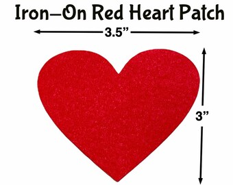 Red Iron On Felt Patch Teddy bear ears headband birthday party supplies picnic gummy colorful color rainbow adult children baby toddler