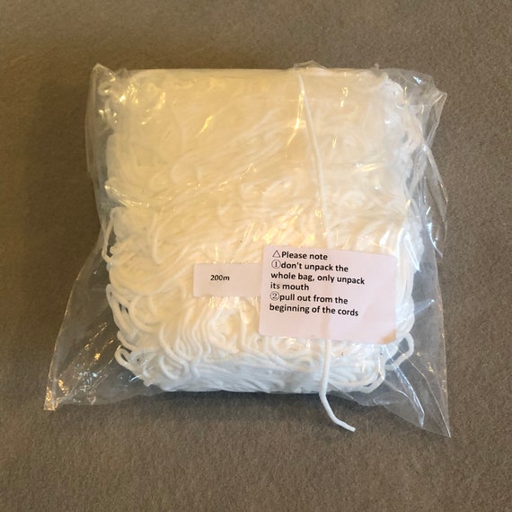 Corda Elastica Masidef In Polipropilene 4mm Bianca Inserti Colorati - Foto 5