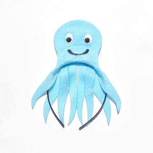 Octopus Under the Sea Creature Ocean Beach Octopi Theme Headband birthday party favors costume women men boys girls adult children toddlers