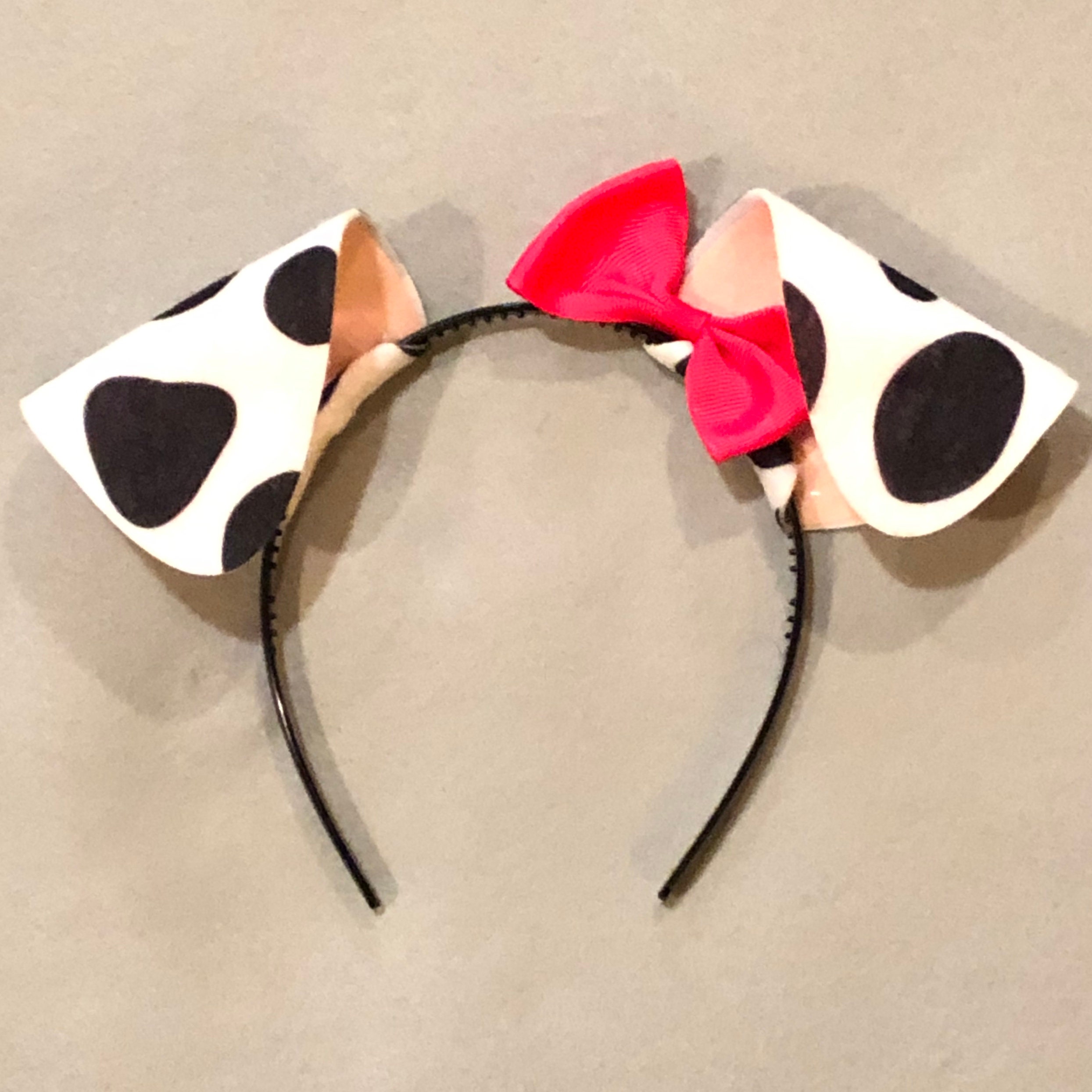 dalmatian ears headband