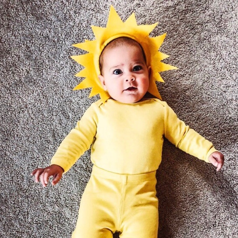 Sunshine Sun Rays Headband or yellow tutu birthday party image 3