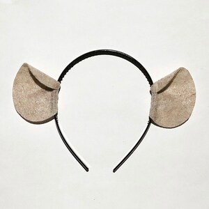 Bandeau Oreilles Kangourou - Accessoire Déguisement Halloween/cosplay - Fournitures Fête Jungle - Queue Incluse