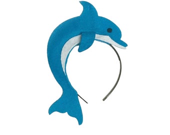 Dolphin Under the sea ocean beach Theme Headbands birthday party favors supplies costume fits woman men boys girls adult children toddlers