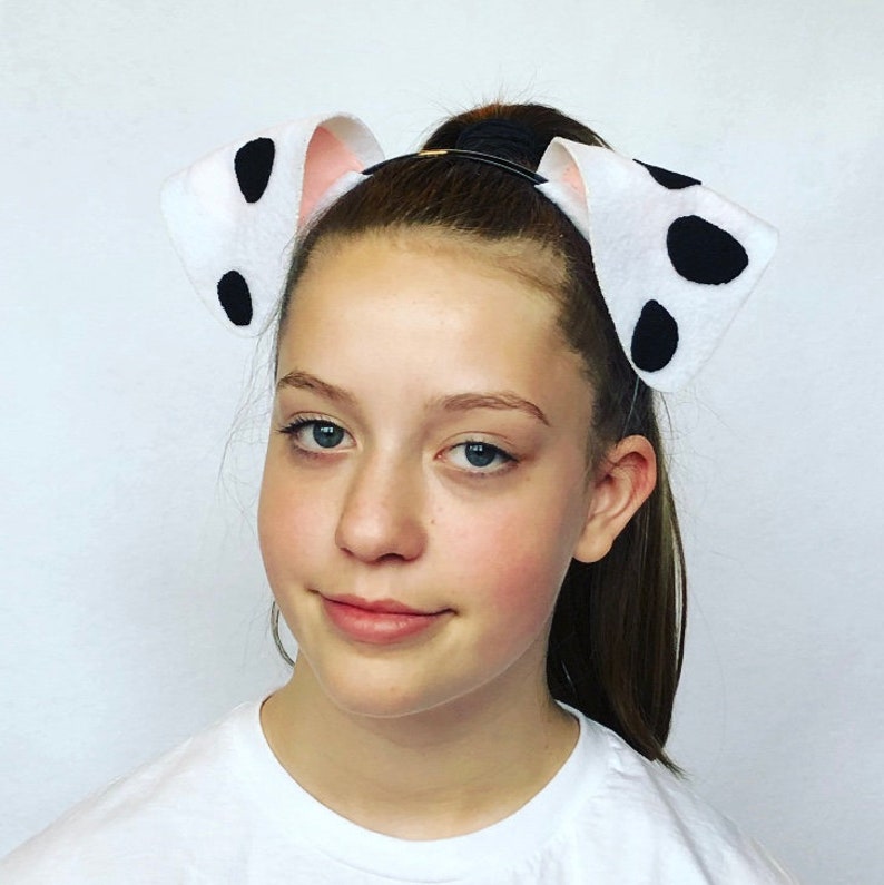 Dog Ears Headband Diy Spotted Puppy Ears Headband Dalmatian, Ear