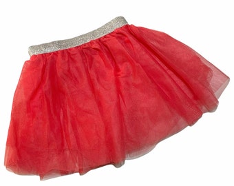 Red Tutu Ballet Ballerina Tulle birthday party favors supplies decor costume care baby babies newborn infant kid child adult plus size