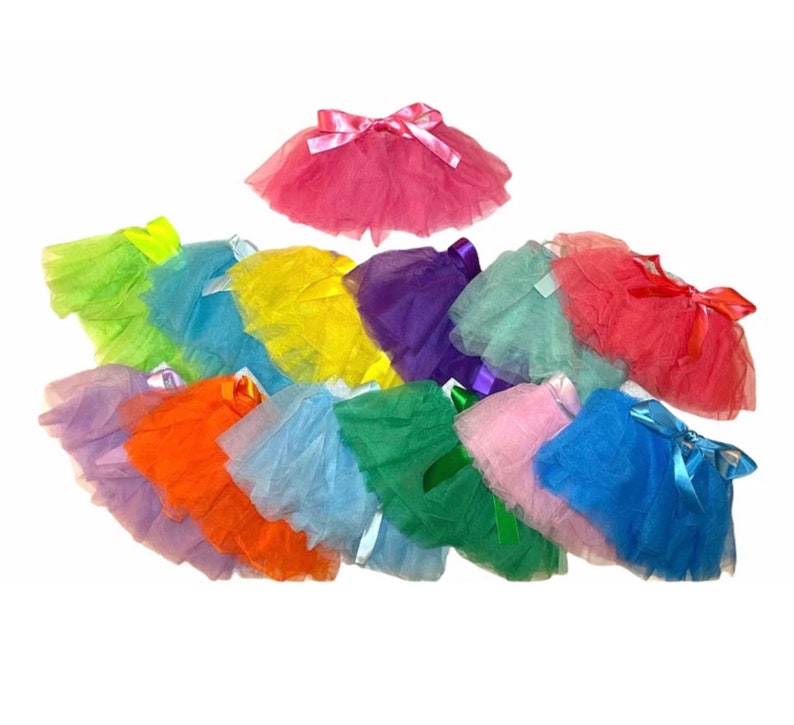 Headband Tutu Tail Puppy Dog Poodle Theme Ears baby toddler kid child children adult costume colorful Pink Blue Yellow Purple Green Orange image 6