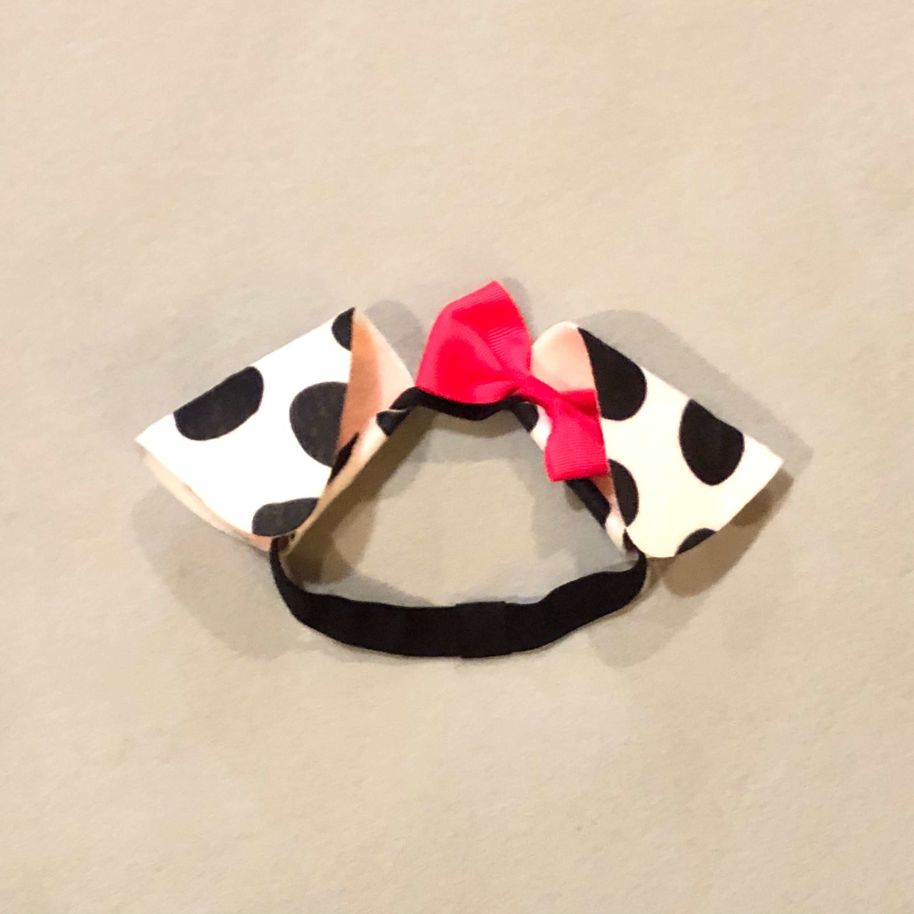 Dalmatian Dog Ears Headband Tail Tutu Collar Iron on Spots Etsy