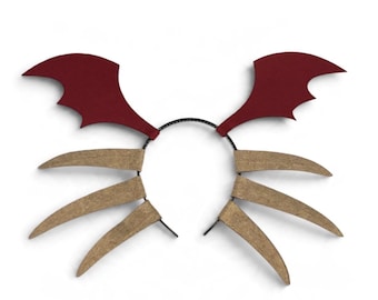 Dragon Lizard headband birthday party favors Halloween costume fits most toddlers, children, and adults