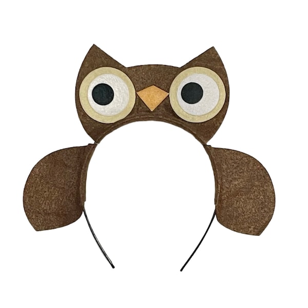 Hibou bandeau oreilles et visage forêt créature thème fête d'anniversaire faveurs pour femme hommes garçons filles adultes enfants bébé tout-petit