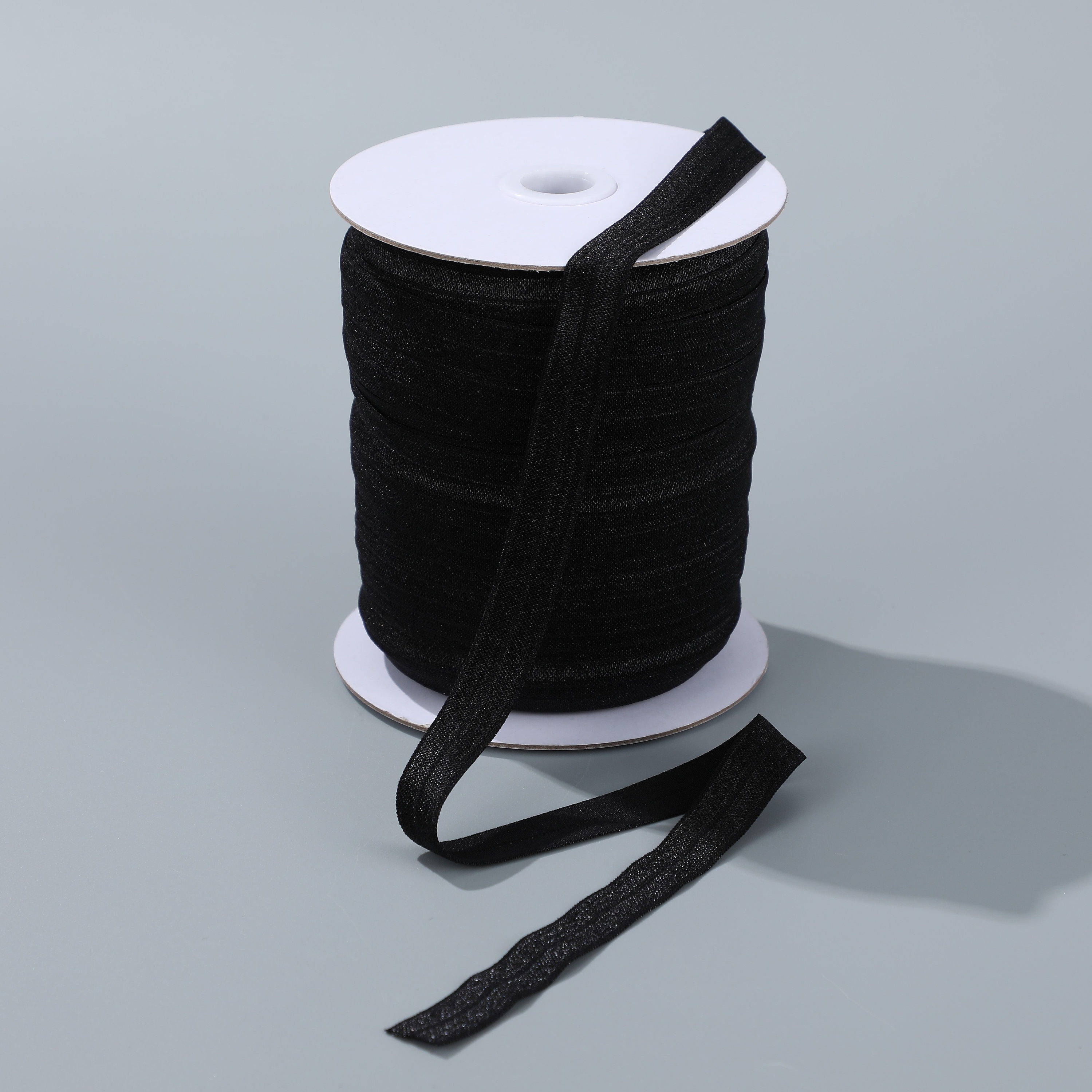 90 Yards (82 M) Elastisches FOE-Band – 1/2 Zoll Breit, Weiß, Für Stirnbänder & Wäsche