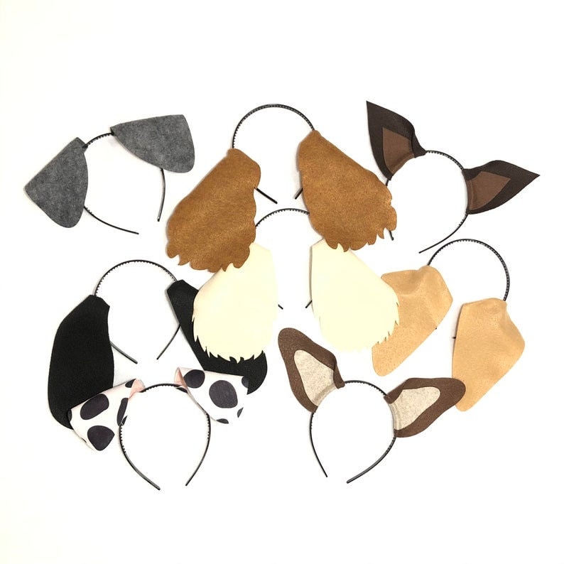 Puppy Dog Ears Headbands for Birthday Party Favors Baby Showers Bachelorette Parties and Wedding Photo Booth Props Fit Baby Kids Adults