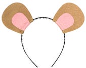 Costume Animal Complet Avec Bandeau, Queue, Nœud Papillon Et Nez - Kit 4 Pièces Pour Fête, Halloween, Carnaval
