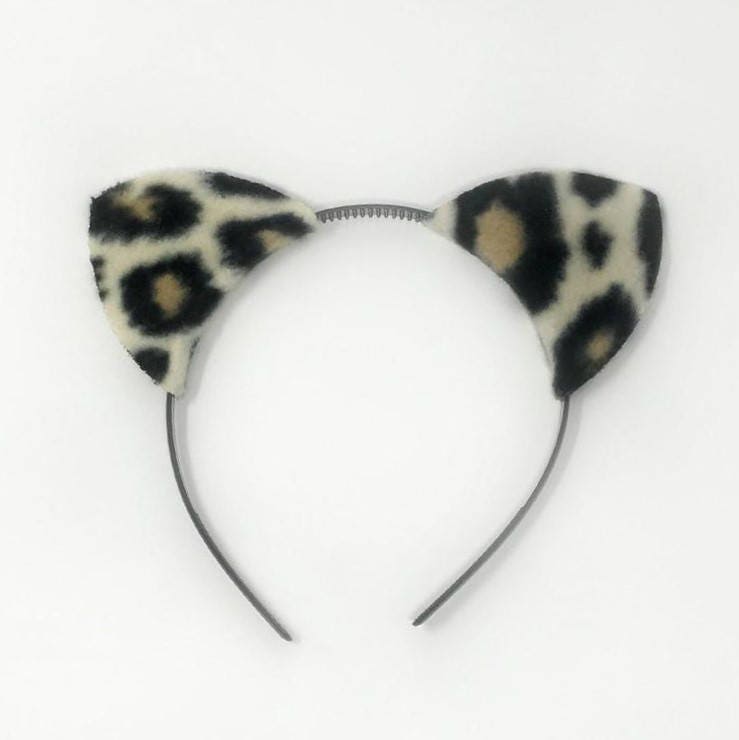 Cheetah Bobcat cougar headband Jungle animal ears birthday | Etsy
