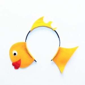 Fish under the sea Theme Headbands birthday party favors supplies decor costume hat goldfish ocean adult child children baby babies kid