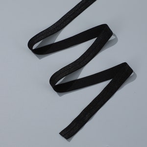 5/8” Black Elastic Roll spool forheadbands bulk wholesale fold over elastic USA Shipper Same or Next Day Shipping