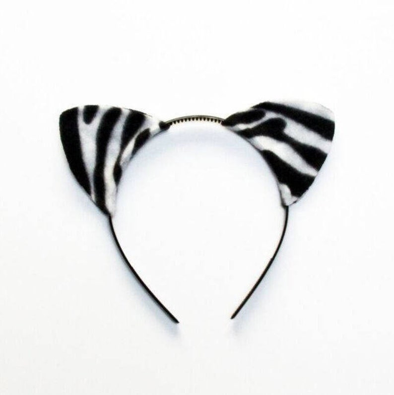 Zebra ears Headband Jungle animal birthday party favors Etsy