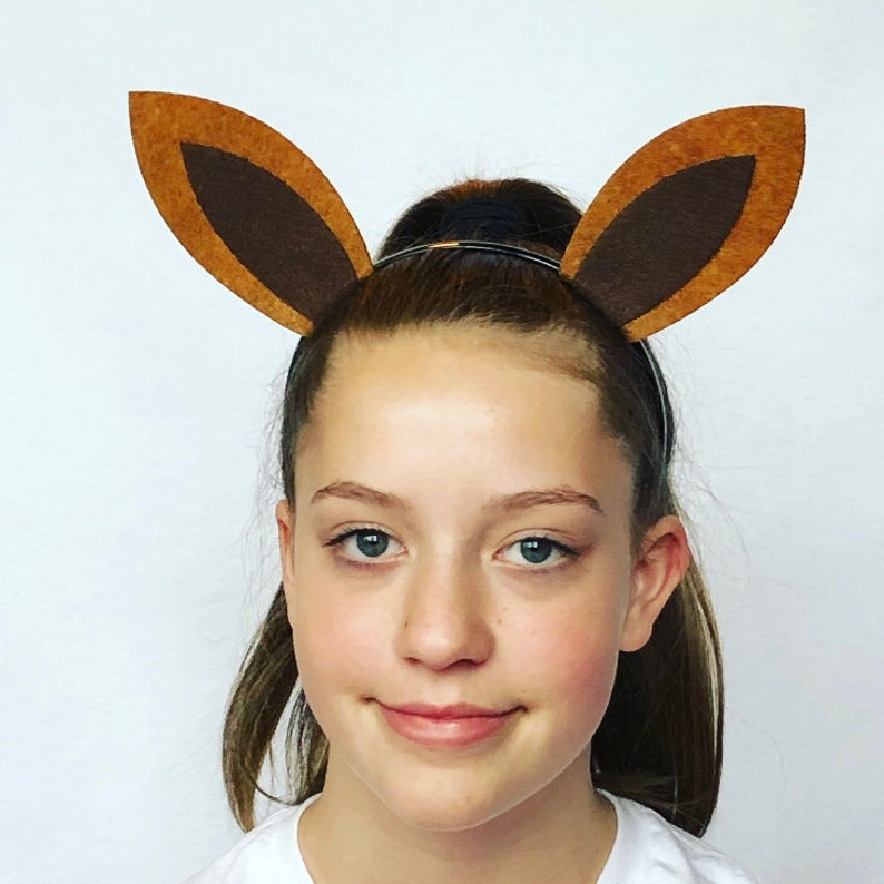 Kangaroo ears headband birthday party favors photo booth prop | Etsy