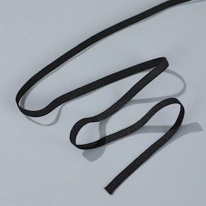 Wholesale Spools of 1/4” 6mm Black Braided Elastic Roll for Headbands Ships USA SHIPPING Same or Next Day