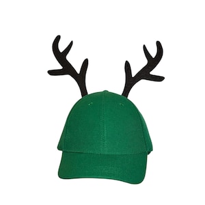 Green Holiday Hat with Black Ears Disney Parks Mickey Mouse Holiday Baseball Cap Elf For Adult  main image 4