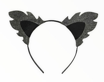 Serre-tête Oreilles De Loup/chien/chat - Fausse Fourrure, Réglable, Pour Cosplay, Halloween, Fêtes - 9