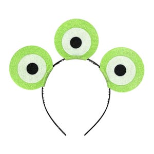 Alien Eyes Headbands monster birthday party favors supplies invitation decor dress up Halloween costume photo booth prop third three