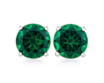 Elegant! Rich in Color Martini 4 Prongs Sterling Silver Hypoallergenic Stud Earrings Cushion 3.00 ctw Gems Cut 7x7mm Flat on Ear Acacia Collection Premium Quality Simulated Emerald Nano Gems Elegant! Rich in Color Martini 4 Prongs Sterling Silver Hypoallergenic Stud Earrings Cushion 3.00 ctw Gems Cut 7x7mm Flat on Ear Acacia Collection Premium Quality Simulated Emerald Nano Gems