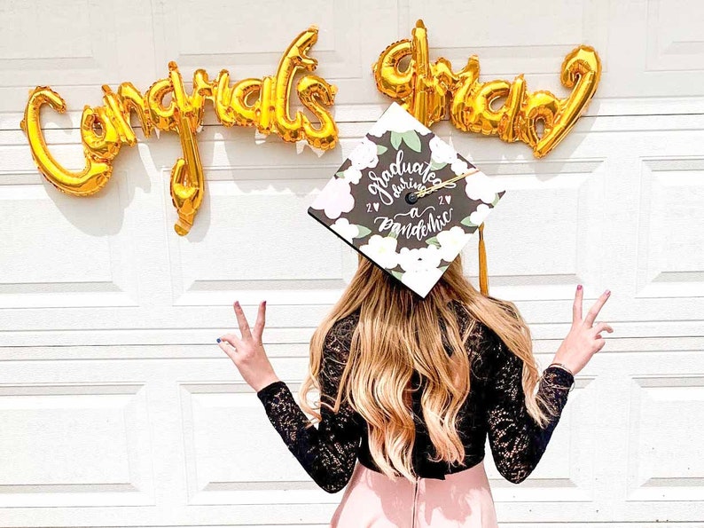 Spell Graduation Custom Handwritten Grad Cap Topper | Printable Graduation Cap (digital ...