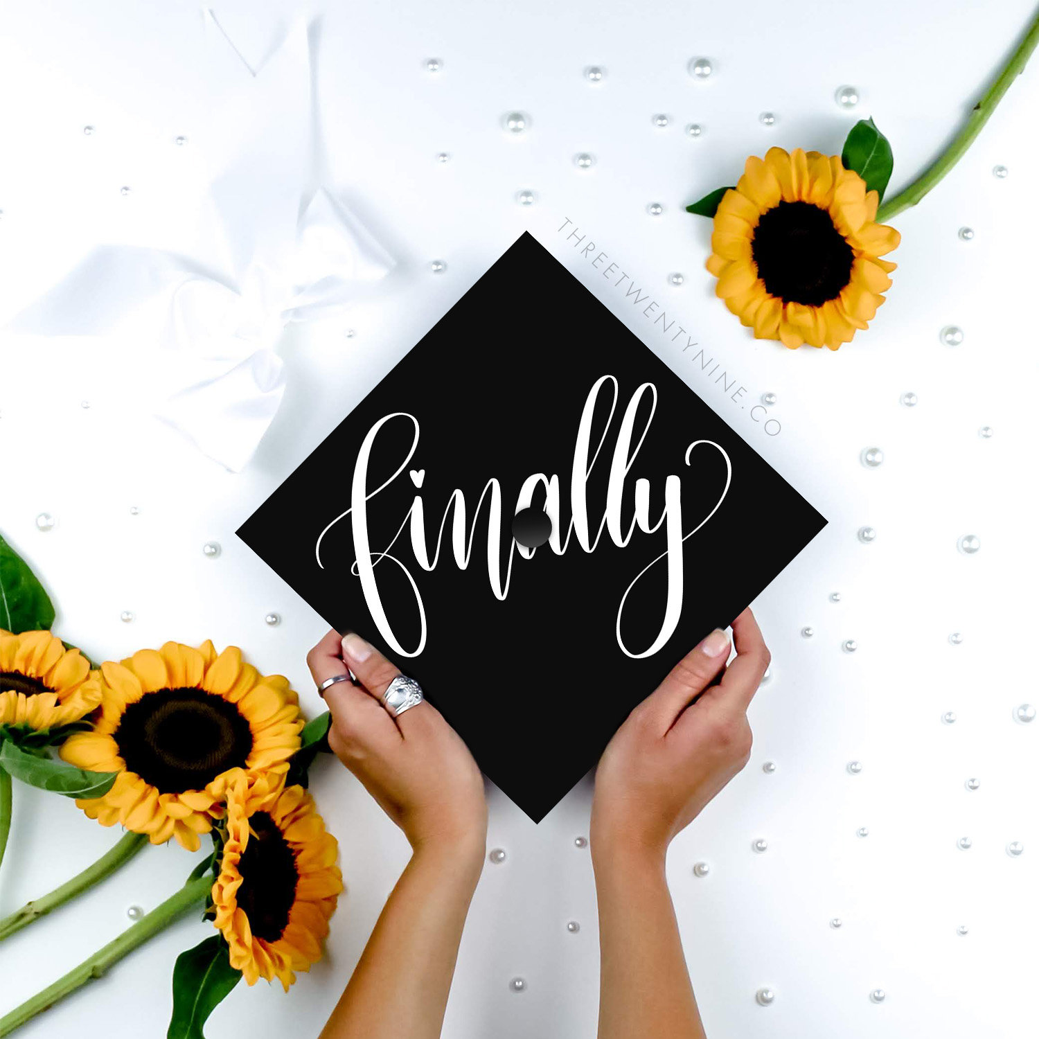 Handwritten Graduation Cap Decal | Custom Grad Cap - Etsy