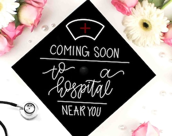 Nurse Graduation Cap Topper | BSN RN Grad Gift (PDF)