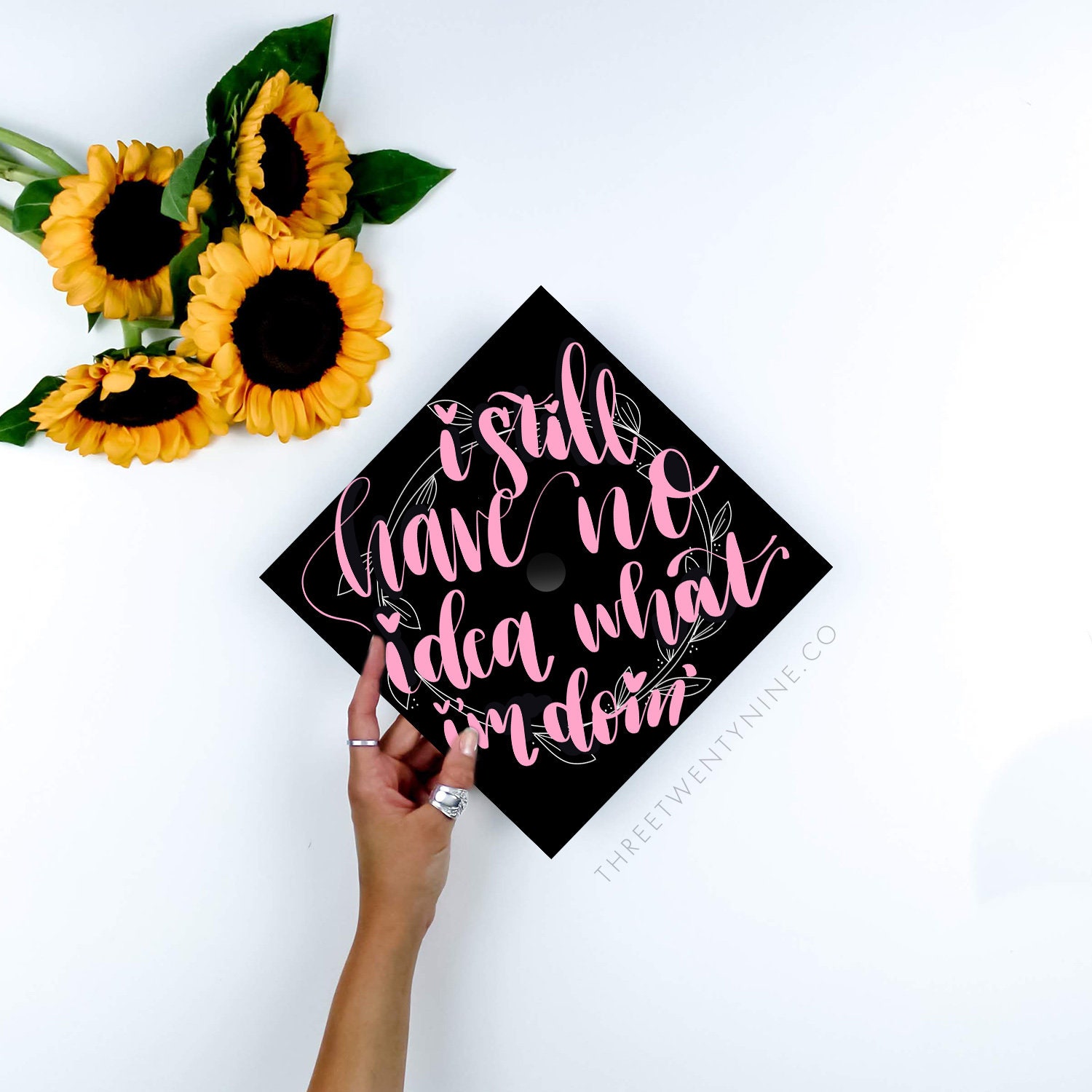 Graduation Cap | Grad Cap | Grad Cap Decal | Handwritten | Cute ...