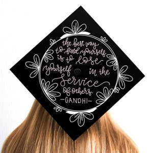 Nurse Graduation Cap | Custom Grad Cap Topper | BSN | Rn | Nursing | Nurse | Best Way To Find Yourself